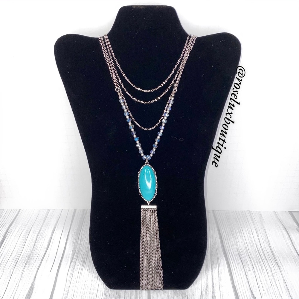 Turquoise Stone Necklace